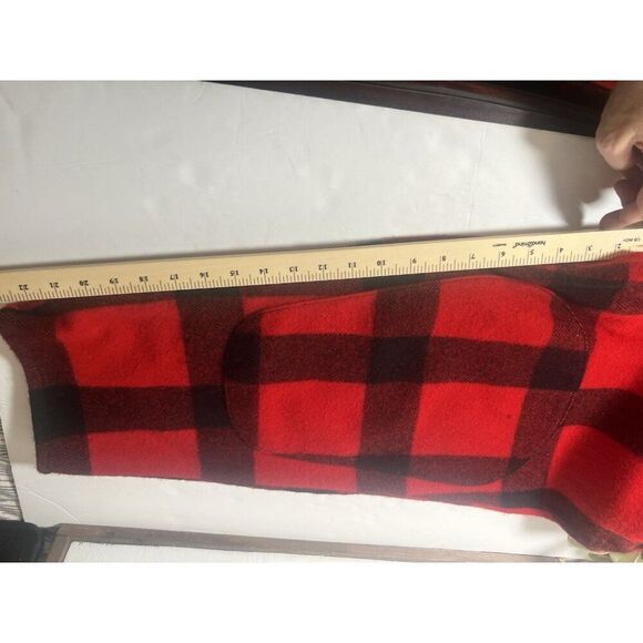 Vintage 50s Woolrich Woolen Mills Wool Hunting Short Pants Mens 38 X 23  Plaid - Picture 8 of 9